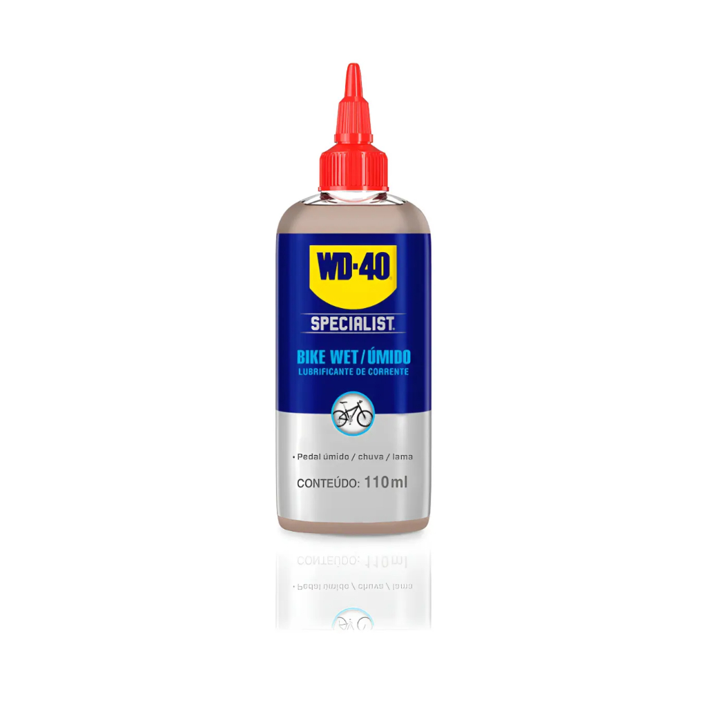 Lubrificante Corrente Bicicleta WD-40 Bike Úmido 110ml