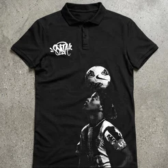 Camisa Polo Unissex Gaúcho Bola em Algodão