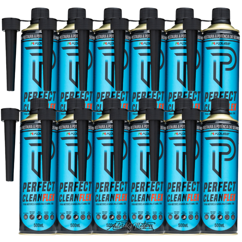 Kit 12 Perfect Clean Via Tanque FLEX KOUBE 500ml