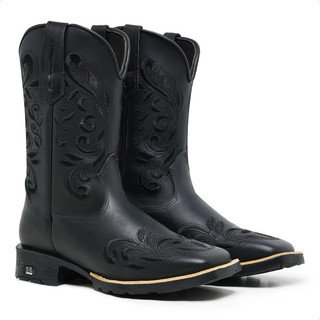 Bota Botina Texana Country Glitter Laser Moda