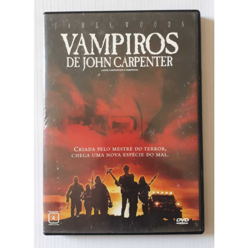 Dvd Vampiros de John Carpenter (1998) - James Woods - Com Encarte Interno - Original Usado