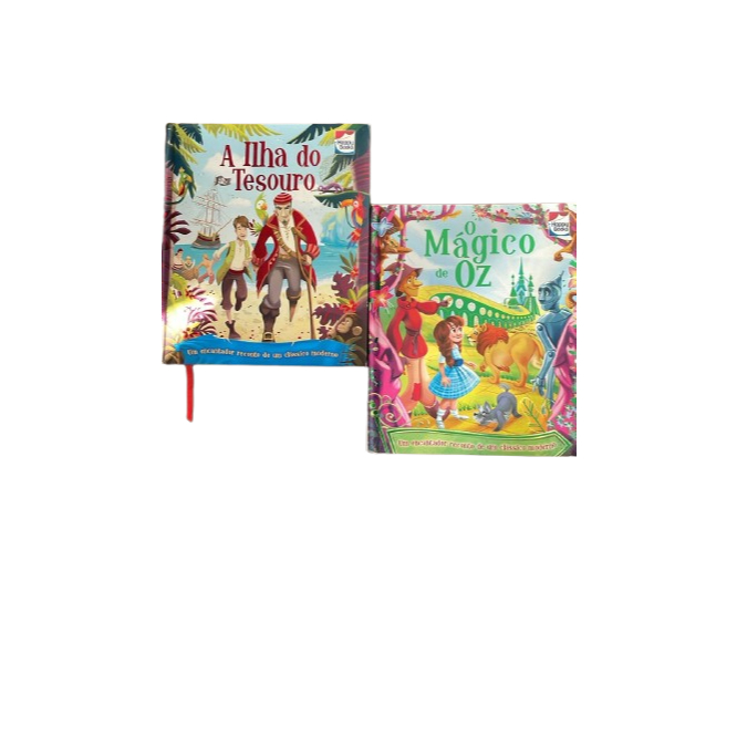 A ilha do tesouro Happy Books / O Mágico de Oz Happy Books