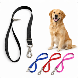 Guia Cinto de Segurança Pet para Carro Ajustável até 35kg 2 em 1 Passeio + Veicular Nylon Reforçado em Oferta na Shopee