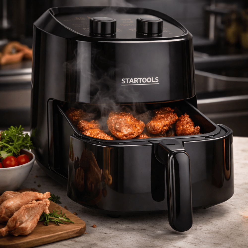 Fritadeira Elétrica Air Fryer Sem Óleo 3,4L 127V ou 220V Crocante Saudável Antiaderente Não Gruda Dia das Mães
