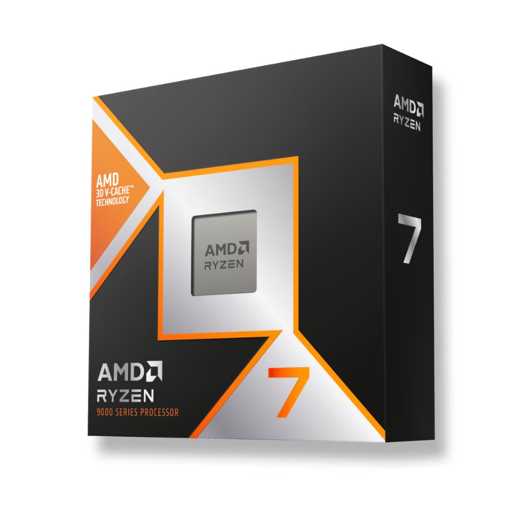 Processador AMD Ryzen 7 9800X3D, 4.7GHz (5.2GHz Turbo) 8-C / 16-T, AM5, Sem Cooler, 100-100001084WOF