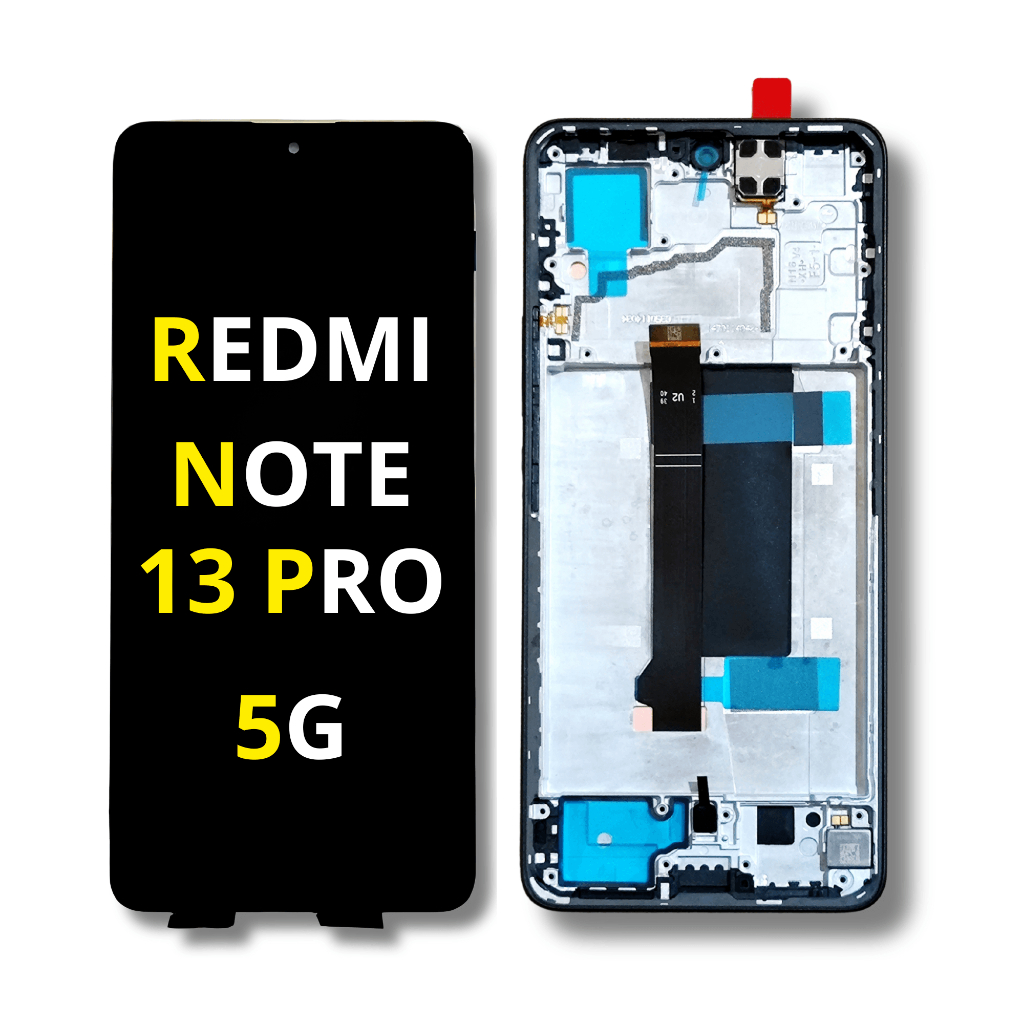 Tela Display Compatível Xiaomi Redmi Note 13 Pro 5G Com Aro Orig Nacional