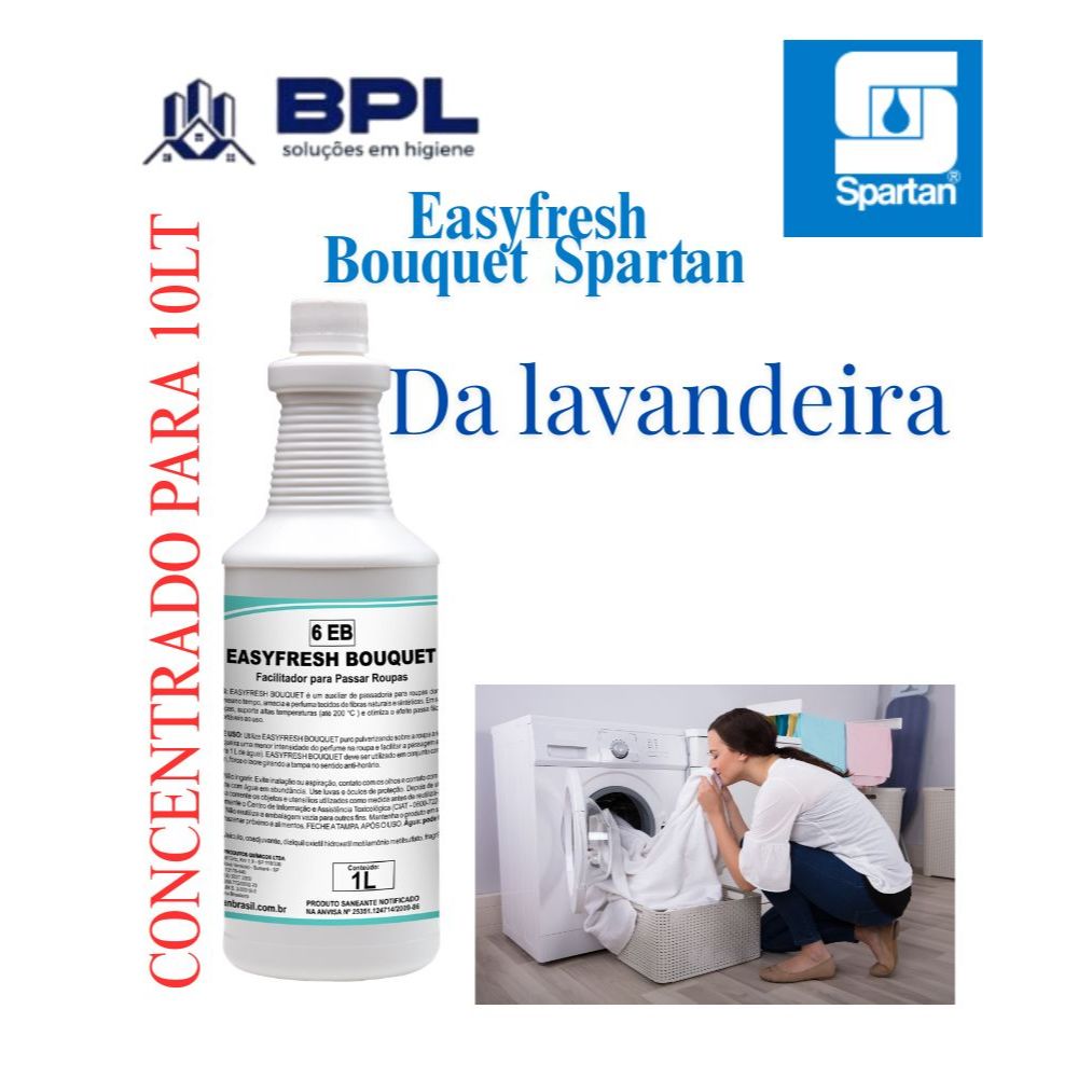 EasyFresh Bouquet facilitar de passadoria 1lt Spartan profissional