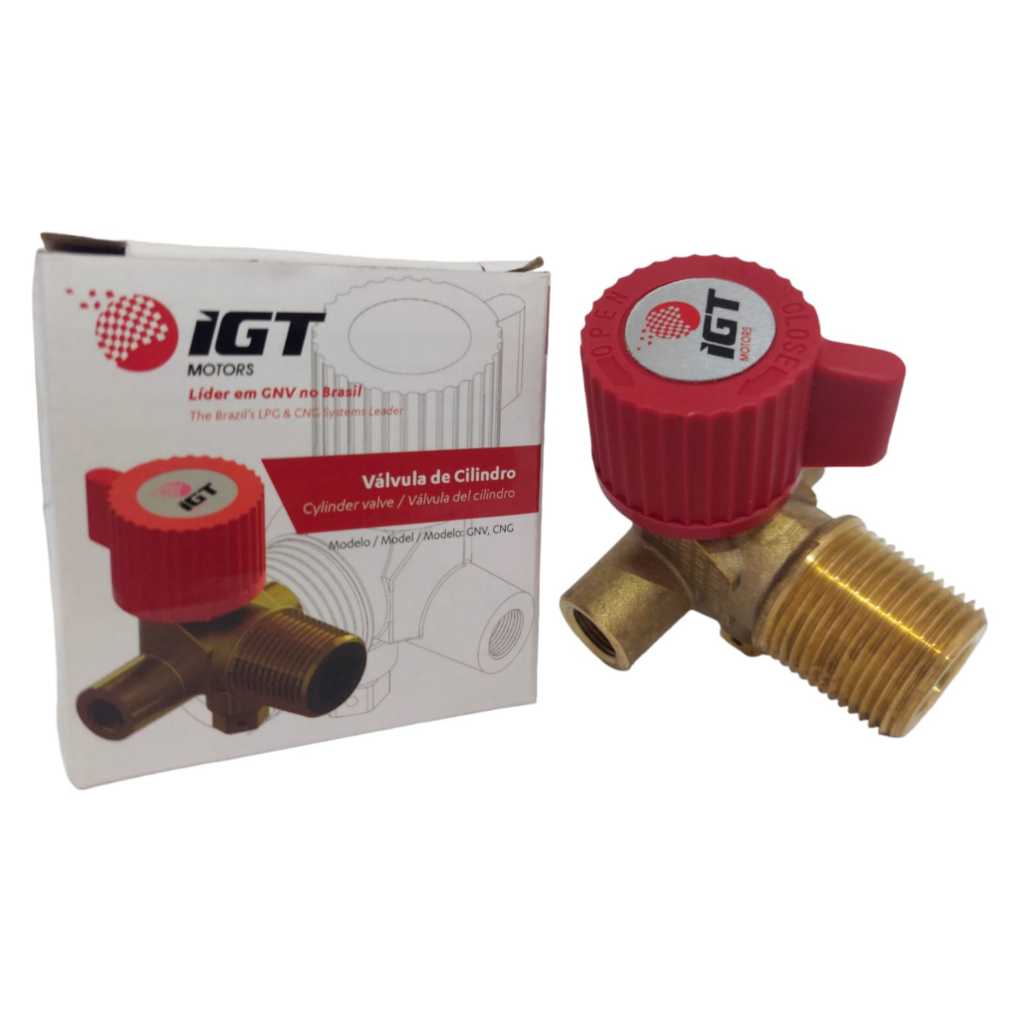 Válvula De Cilindro Gnv Igt P/cilindro Com Pescoço