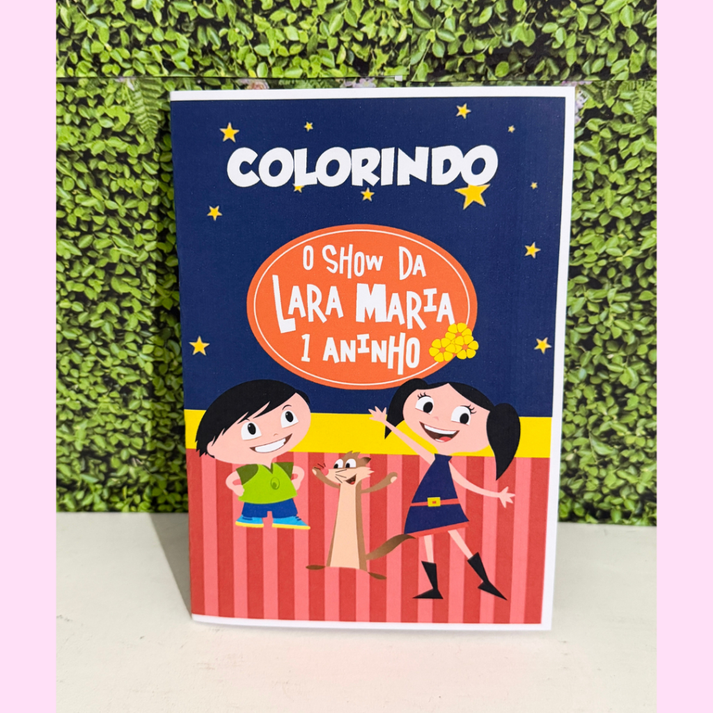 Revistinha para colorir O Show da Luna / Livrinho de colorir personalizado O Show da Luna lembrancinha de festa infantil