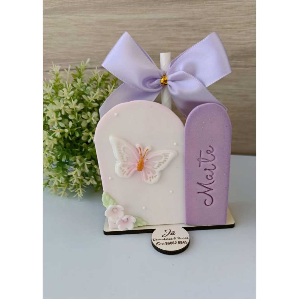 Cortador Borboleta Mariposa marca e corta trio 3, 4 e 5cm  Biscoito, Pasta americana