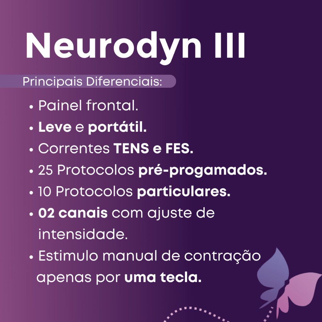 Neurodyn Iii Ibramed Aparelho de Tens Fes Burst 02 Canais