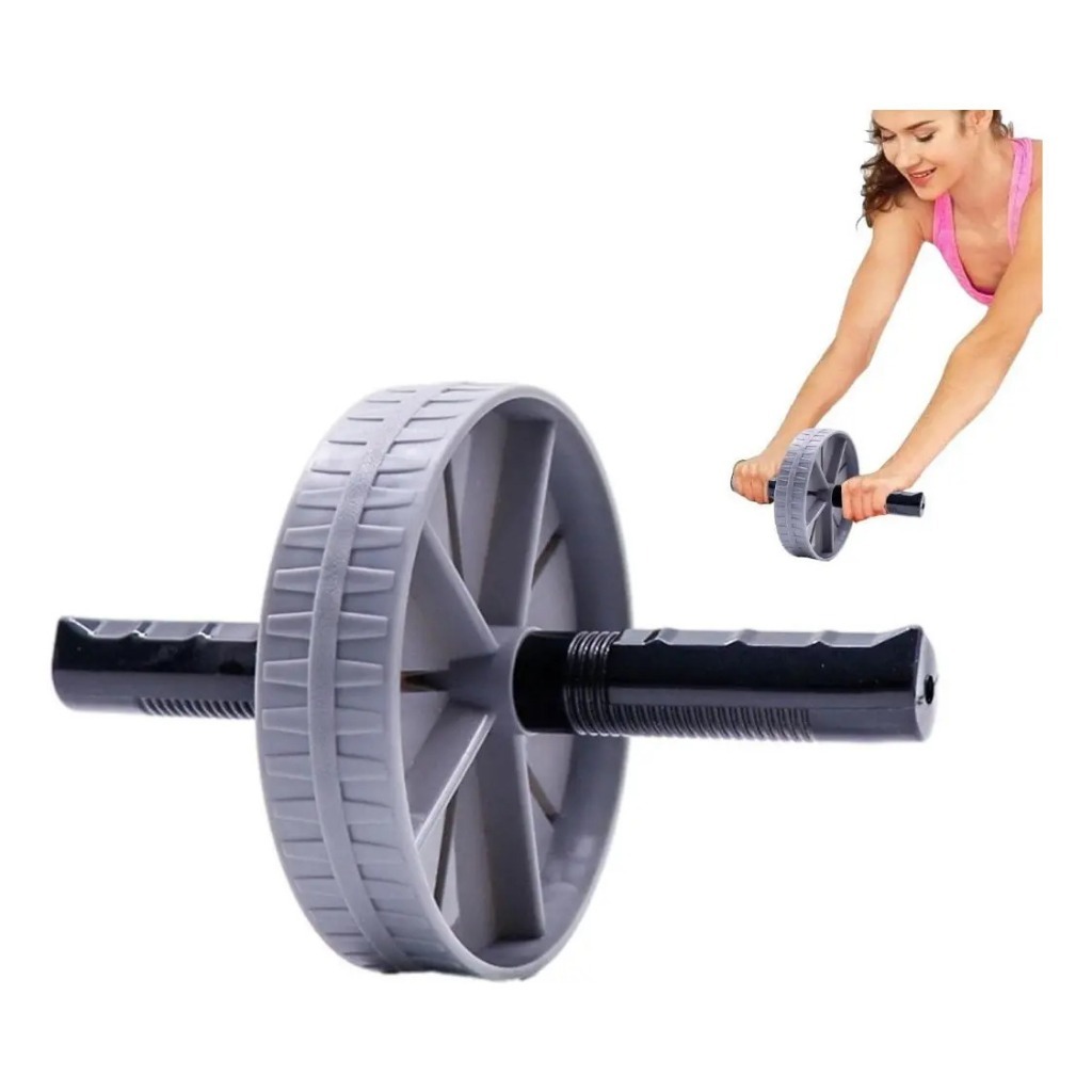 Roda Rolo Abdominal Musculação Academia Pilates Emagrecer