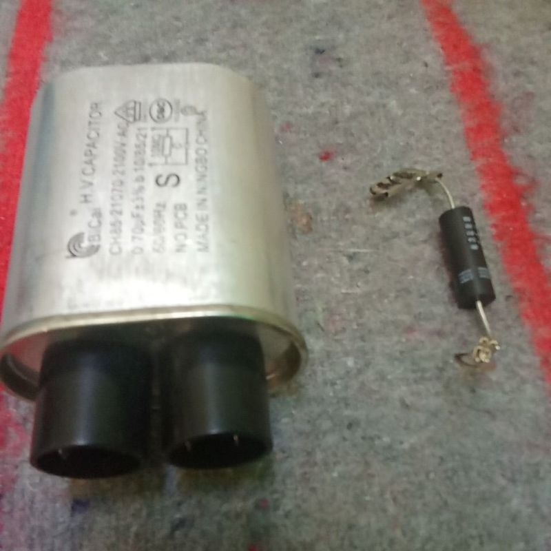 kit Capacitor+ Díodo Micro-ondas Eletrolux MT30S