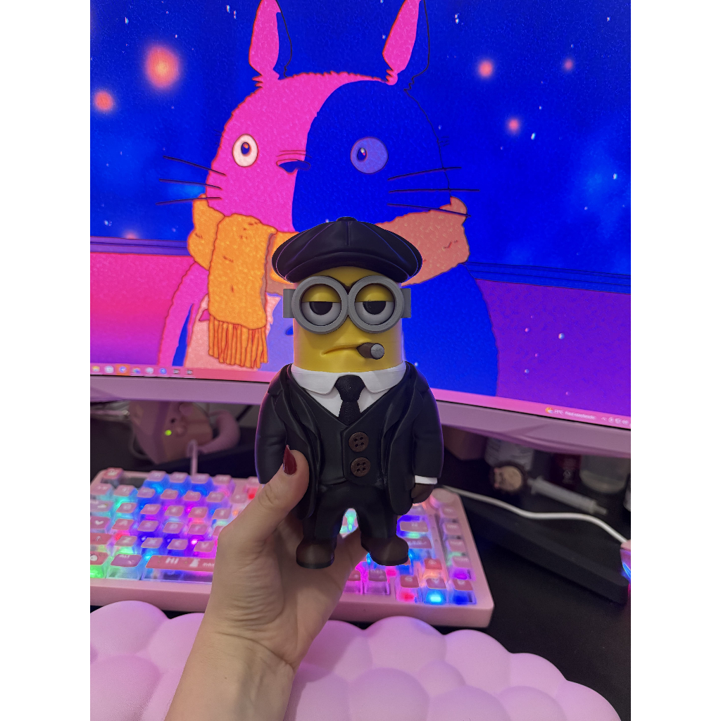 Shelby Minion Boneco Gângster Action Figure Premium De Luxo