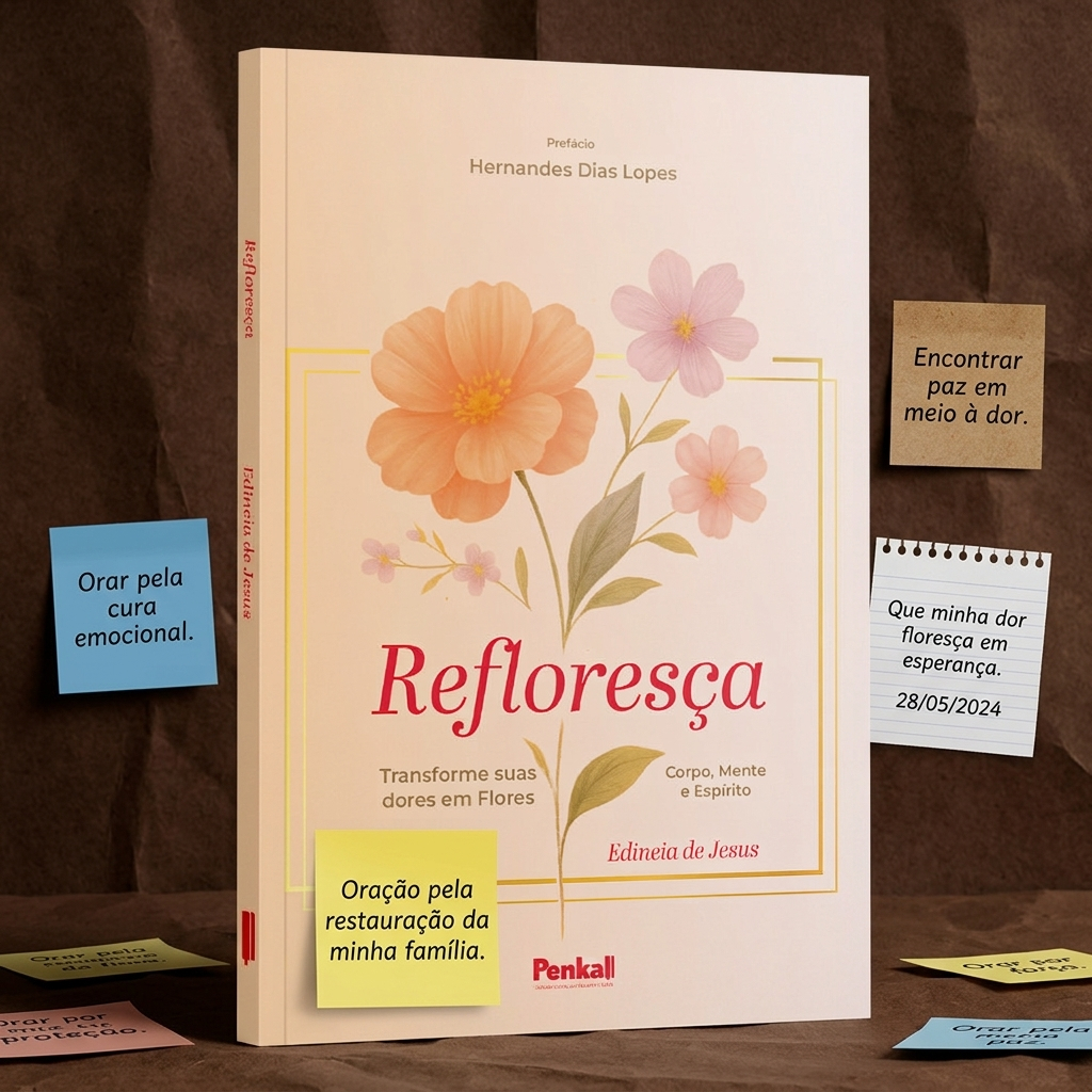 Livro Transforme Suas Dores e Refloresça | Corpo Mente e Espírito |  Edineia de Jesus