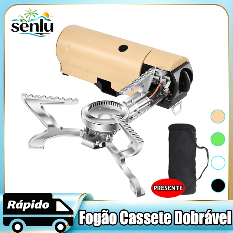Fogareiro Fogão Portátil Dobrável Camping E Pesca A Gás Fogareiro Portatil Para Camping Pesca Picnic E Domestico