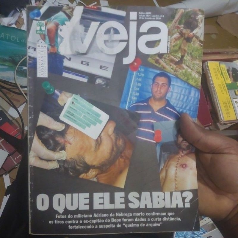 Revista Usada - Veja - O que ele Sabia ? - Nº 8 Ano 53 Edição 2674 Fevereiro 2020