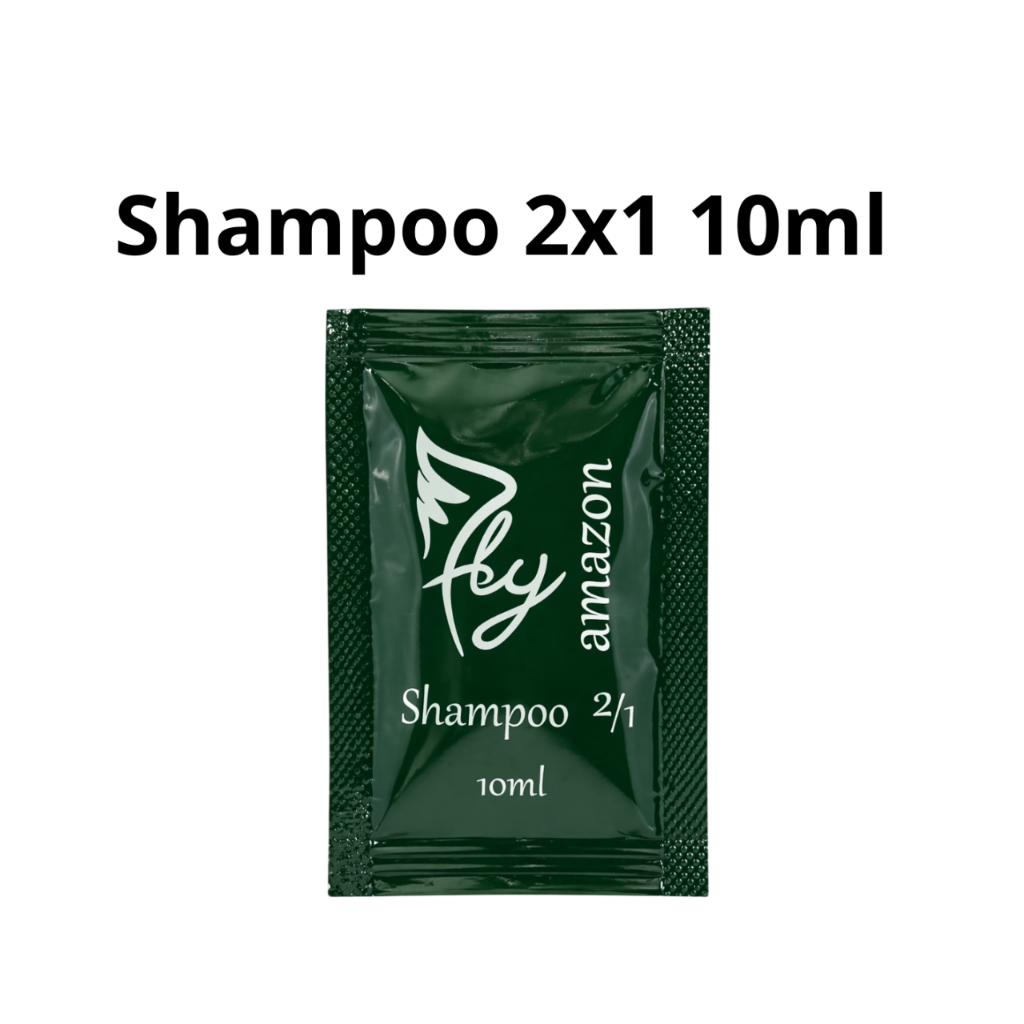 Kit Shampoo 2 Em 1 Pousada Hotel Hospital Motel Hospital Fly 10ml