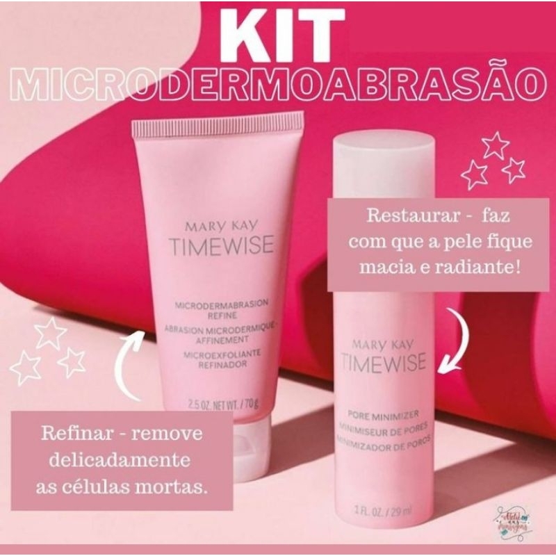 Kit Microdermoabrasão Mary Kay - O Famoso Peeling de Cristal! 💖