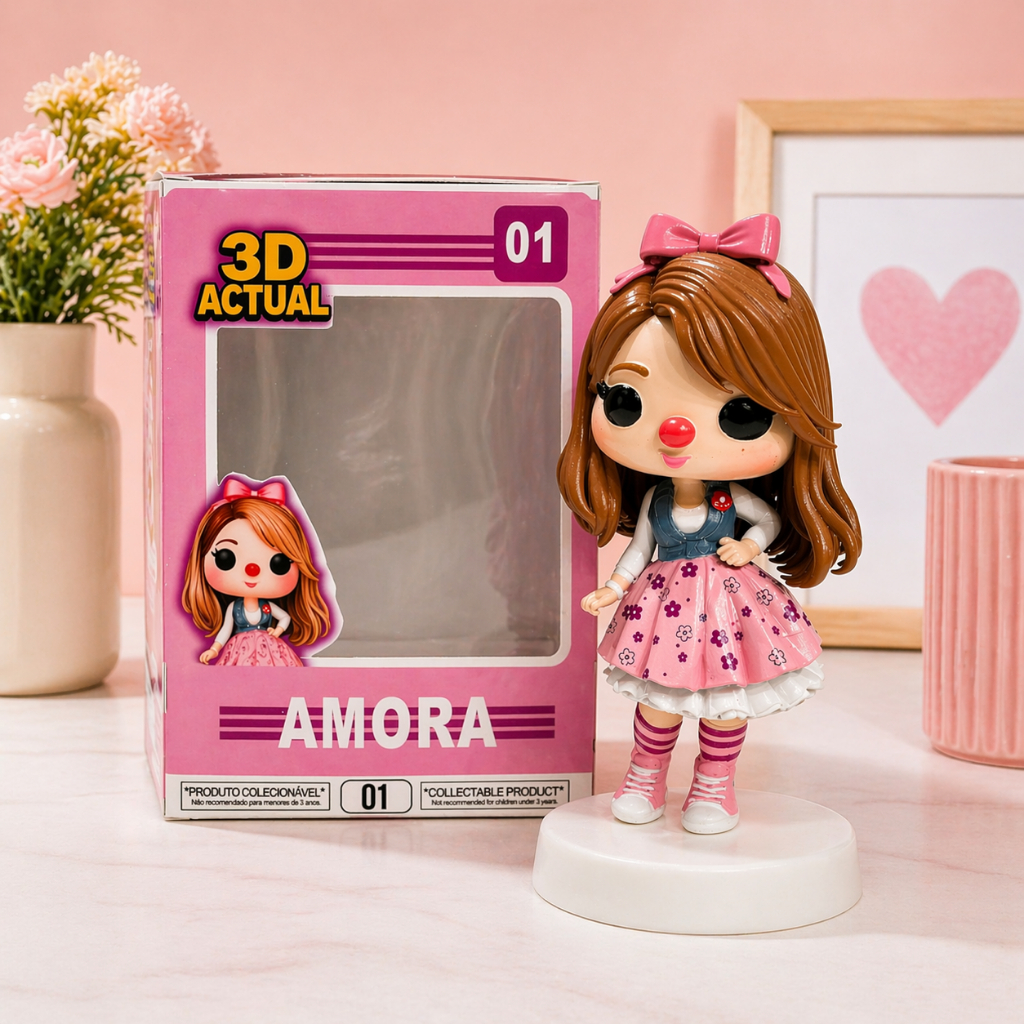 Boneco Personalizado Funko Pop de Resina 3D Pintado à Mão Miniatura Presente Criativo Com Caixa Personalizada
