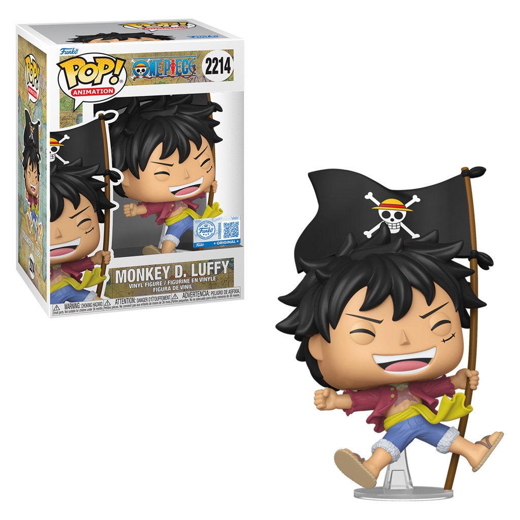 FUNKO POP ANIMATION ONE PIECE EXCLUSIVE - MONKEY D. LUFFY 2214 NOVO ORIGINAL
