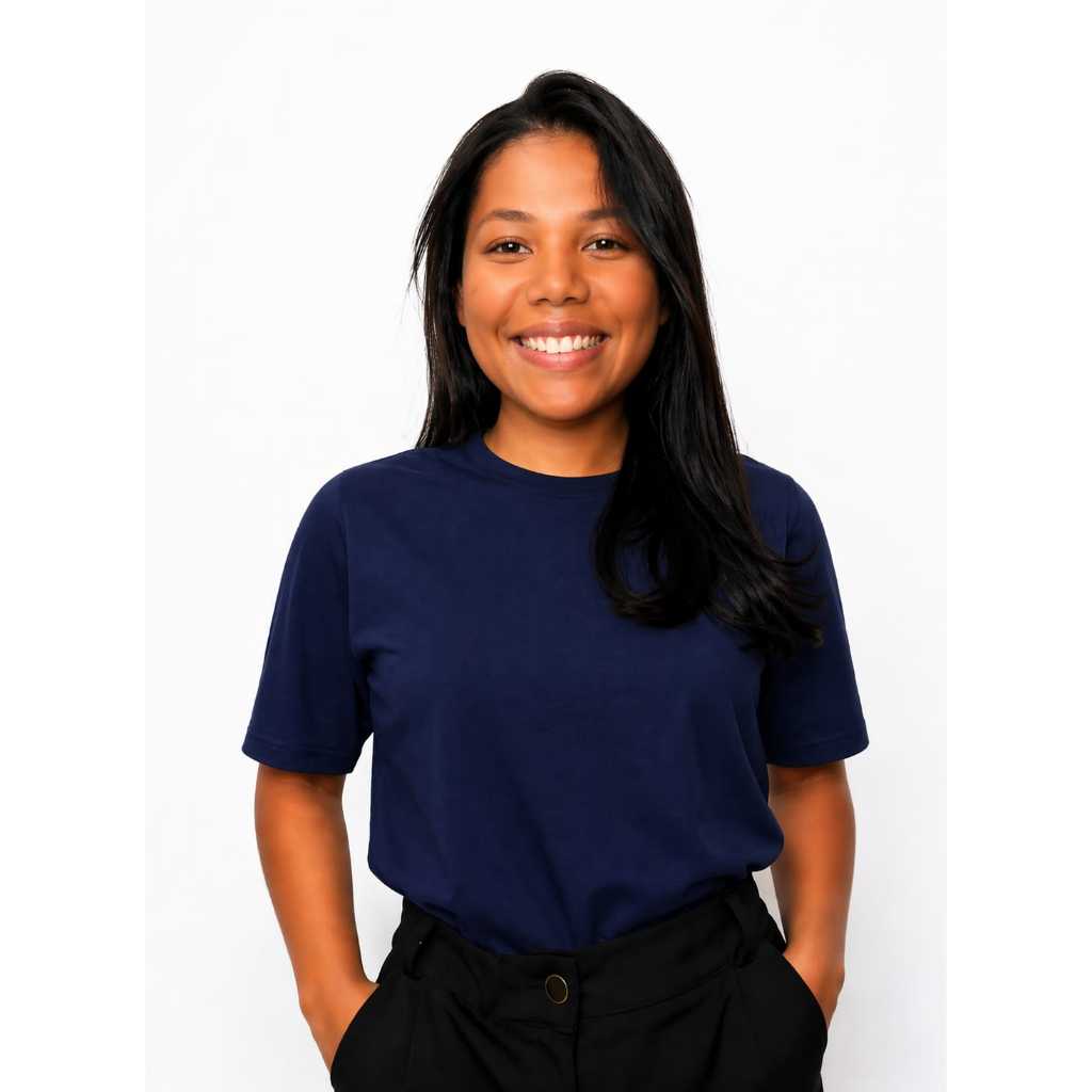 T-Shirt Feminina Básica Premium Algodão Macio Estilo Casual ,Confortável e Versátil