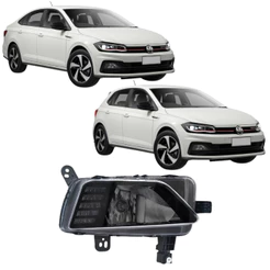 Farol Milha Auxiliar Polo Virtus 2018 2019 2020 2021 2022 Fumê Ld