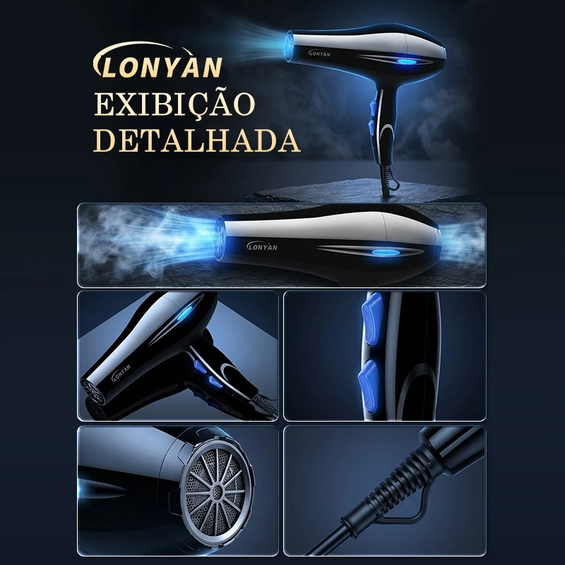 Secador Profissional Lonyan 8020 — foto 7