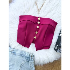AZALEA Cropped Com Bojo Moda Feminina 215