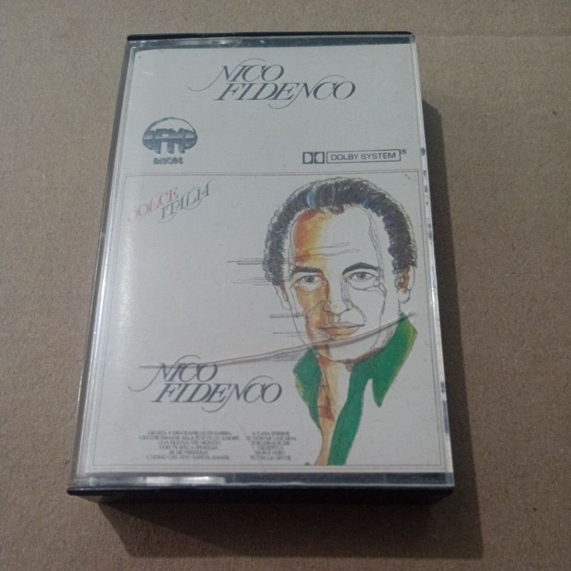 Fita k7 Nico Fidenco raridade usado em boas condições