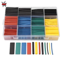 Kit com 560 unidades de Tubos Isolantes TERMO RETRÁTIO /Emenda e Remenda colorido Luatek lwj-133