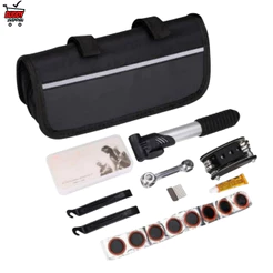 Kit Ferramentas portátil para Bicicleta Reparo de Pneu Luatek LKD-221