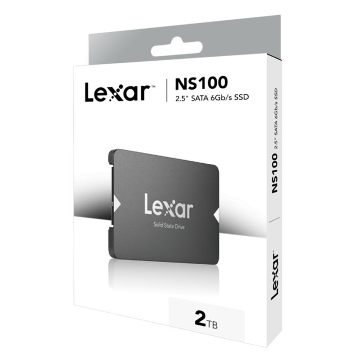Hd Ssd 2T Lexar NQ100 2.5'' SATA III 6Gb/s Leitura 550MB/s e Gravação 500MB/s