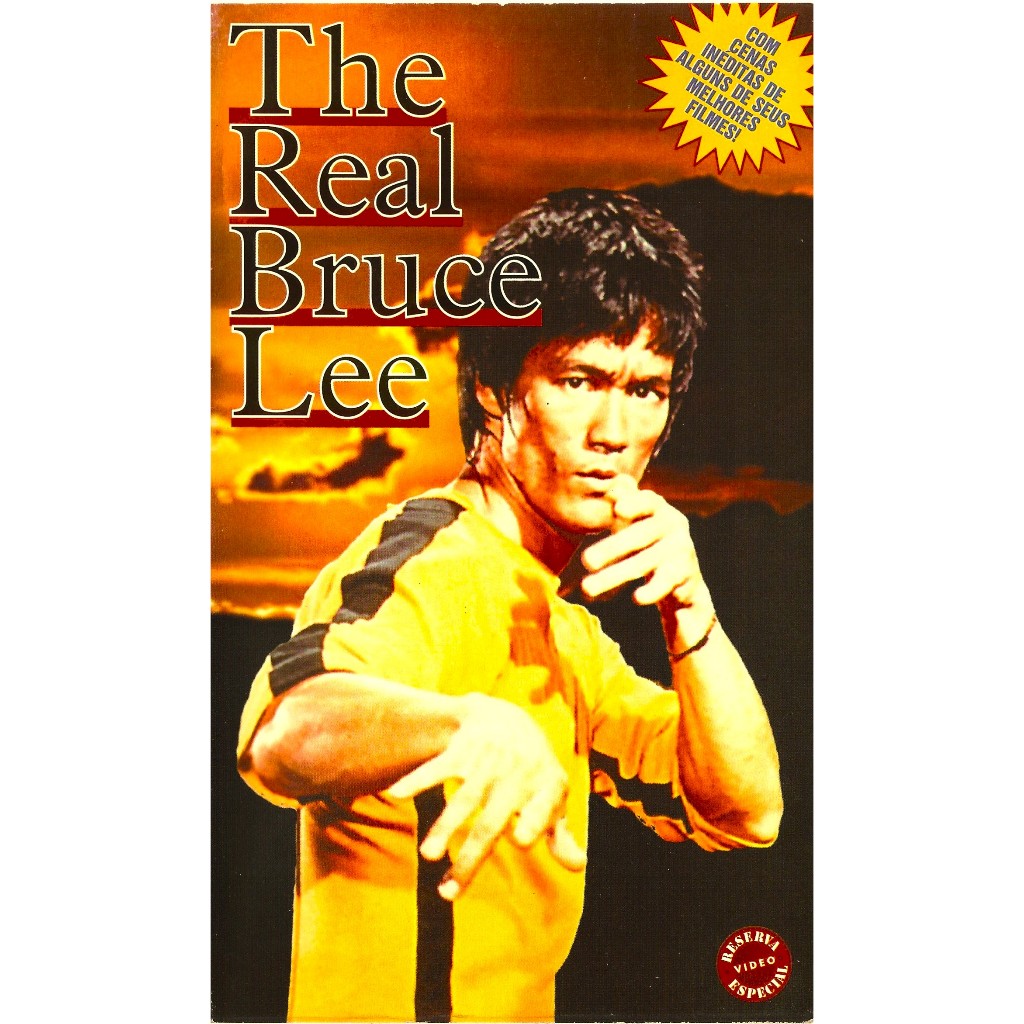 VHS/DVD THE REAL BRUCE LEE (The Real Bruce Lee) Legendado/Bruce Lee, Bruce Li, Dragon Lee.