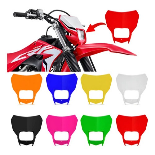 Carenagem Do Farol Roupa Plástica Frontal Para Moto Honda Off Road Crf 250F 2019