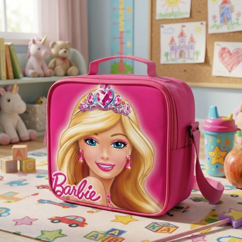 Lancheira Térmica Infantil Feminino Barbie