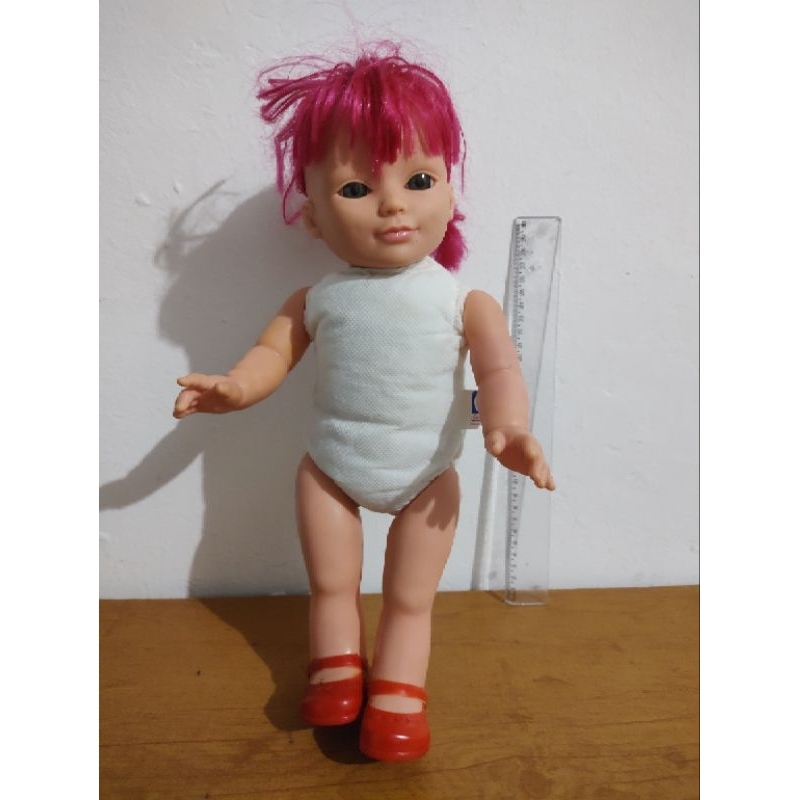 Boneca Laurinha Chiquititas Cotiplás usada sem assessórios.