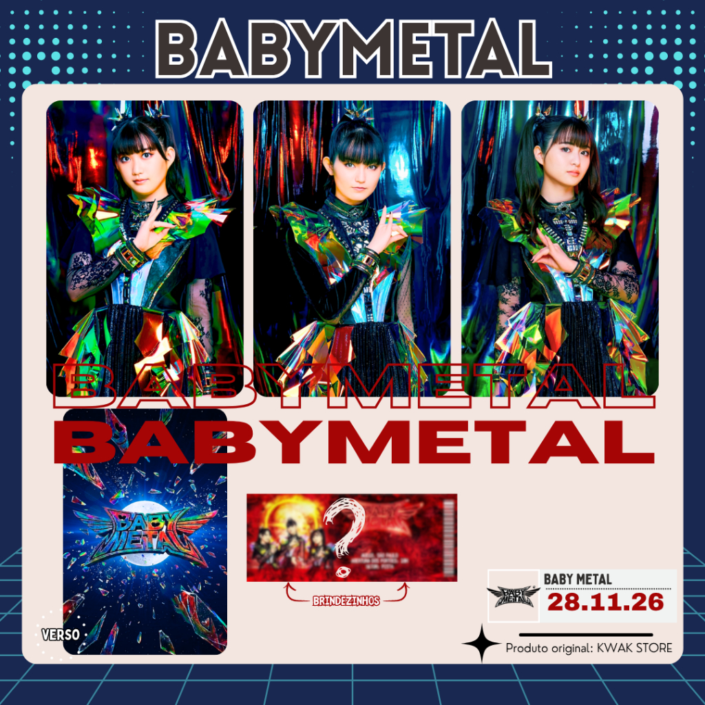 Kit Photocards Babymetal - Fanmade - Jpop - Jrock