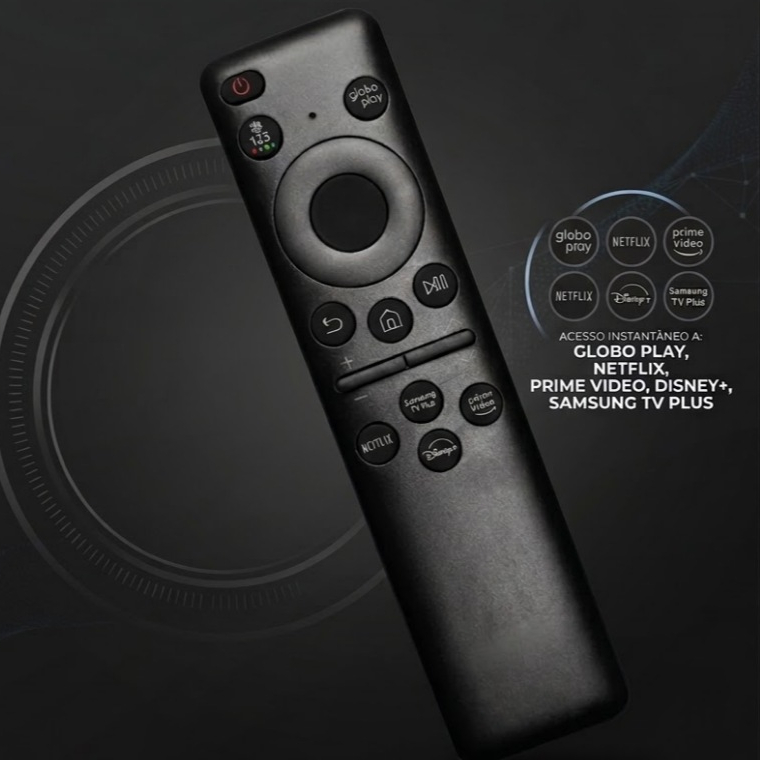 Controle Remoto Para Tv Samsung Tv Cristal  Smart 4k Cu7700 Cu8000 Bu8000 - 7619