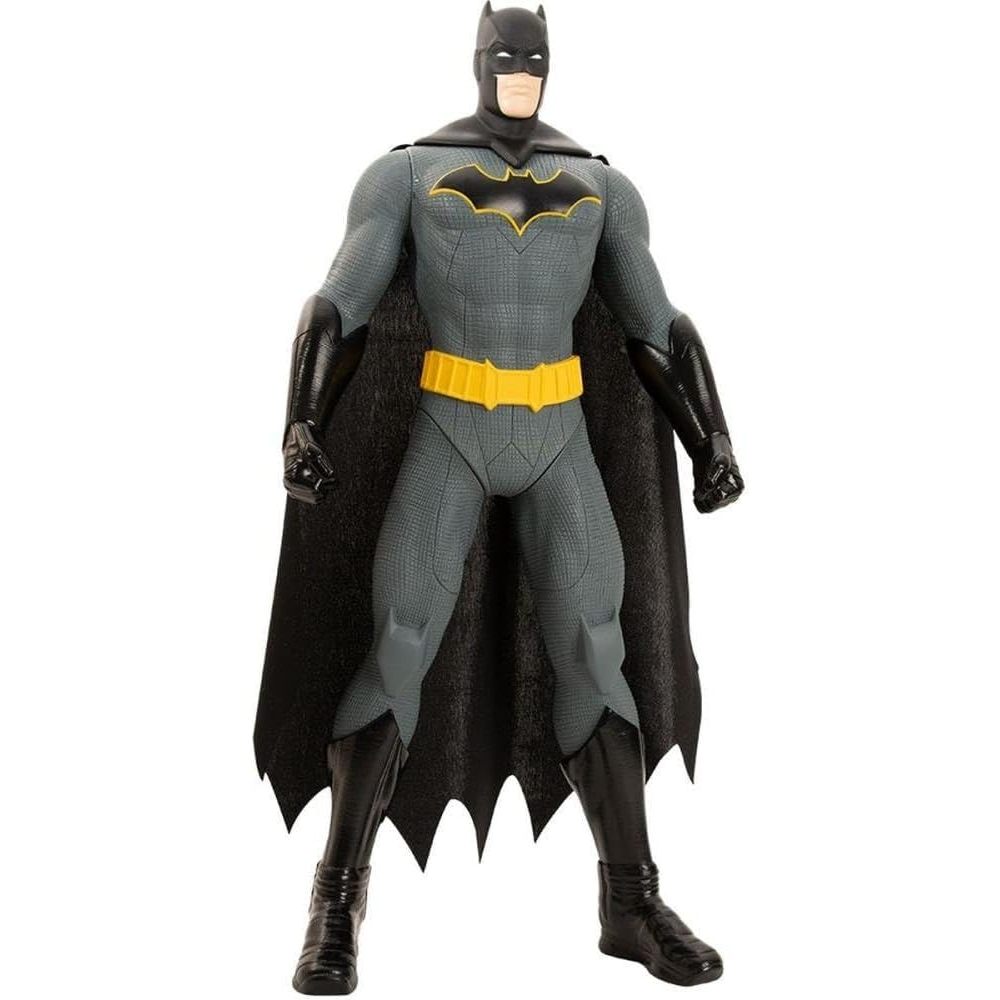 Boneco Batman Articulado Novabrink 45cm DC Comics Vinil Preto