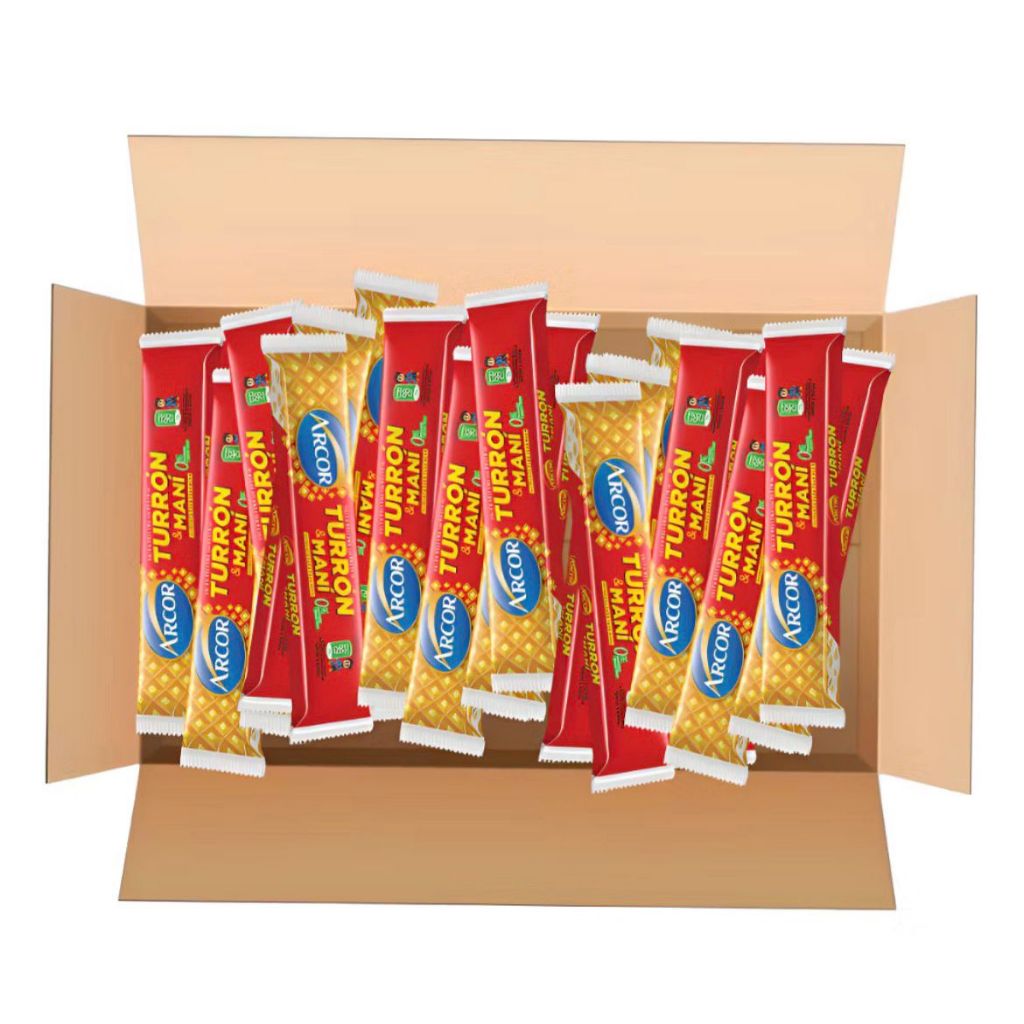 Torrone Turron Y Mani Arcor 25g - 01 Caixa C/ 50 Unidades