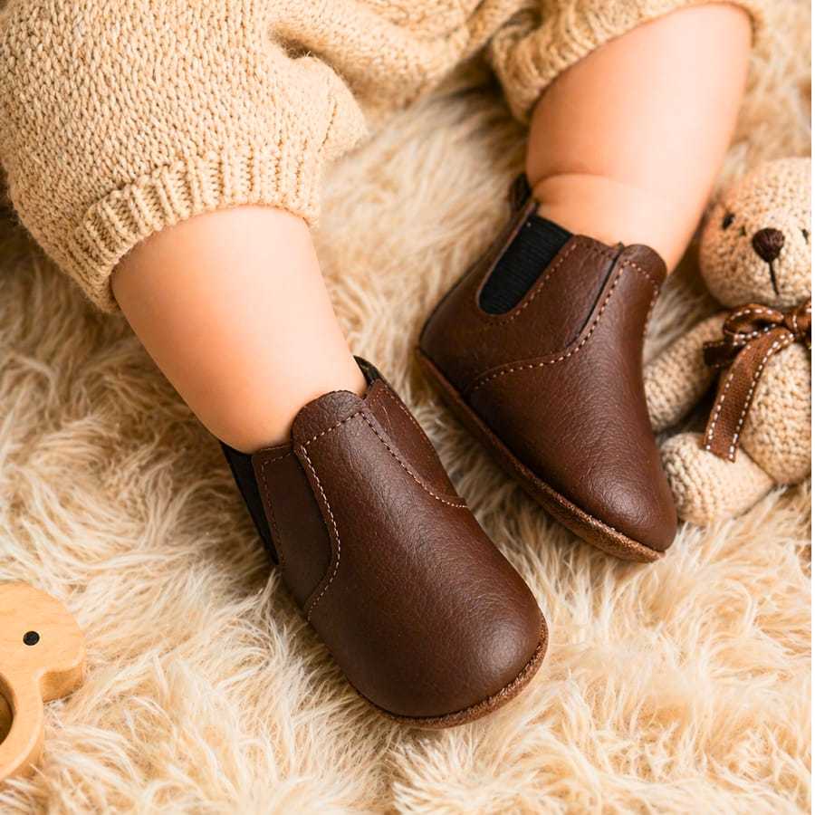 Botinha Mini Sapato Macio Bebê Bota Botina Cowboy Country Sapatinho