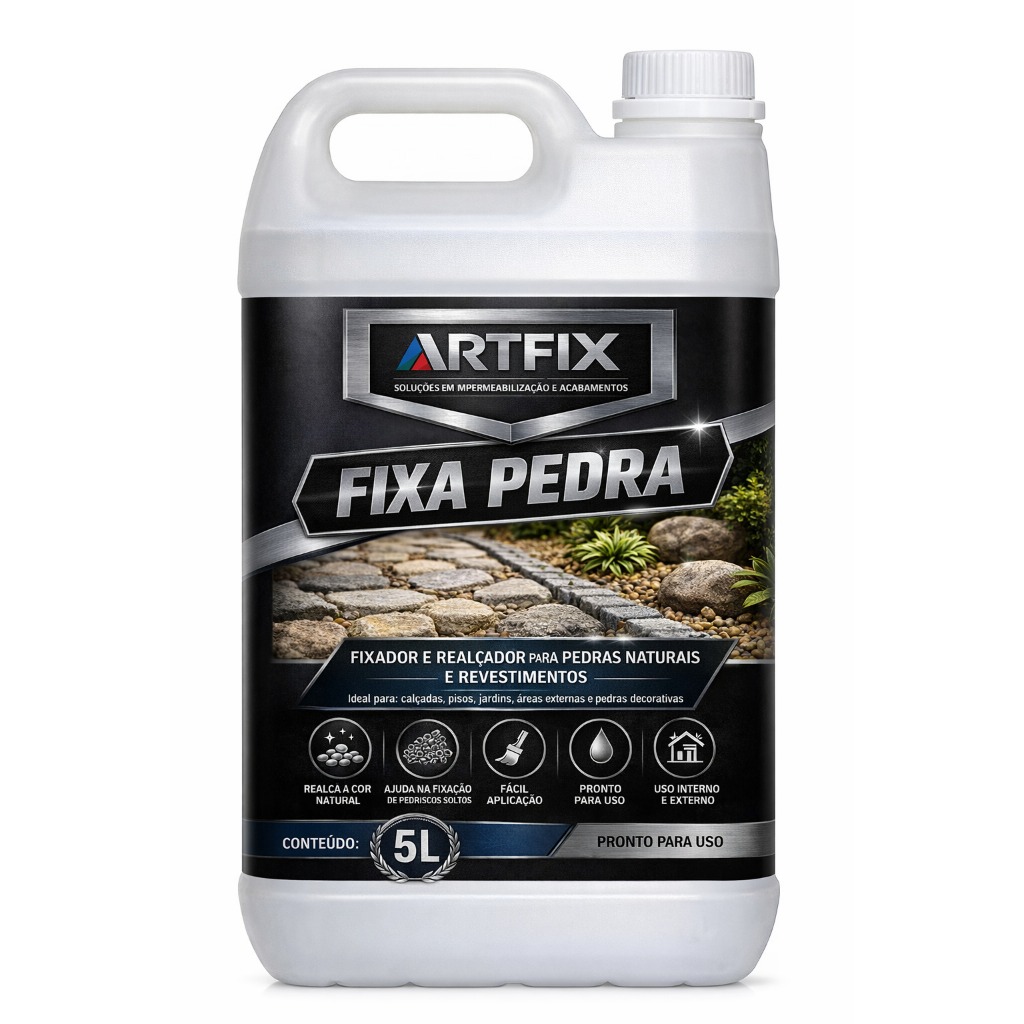 Fixador de Pedras 5L Cobertura Completa Para Construção