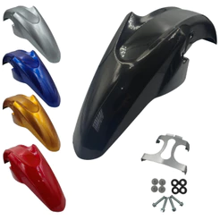 Kit Paralama Dianteiro CG Titan Fan Start 150 160 2014 a 2024 + Suporte + Bucha + Parafusos