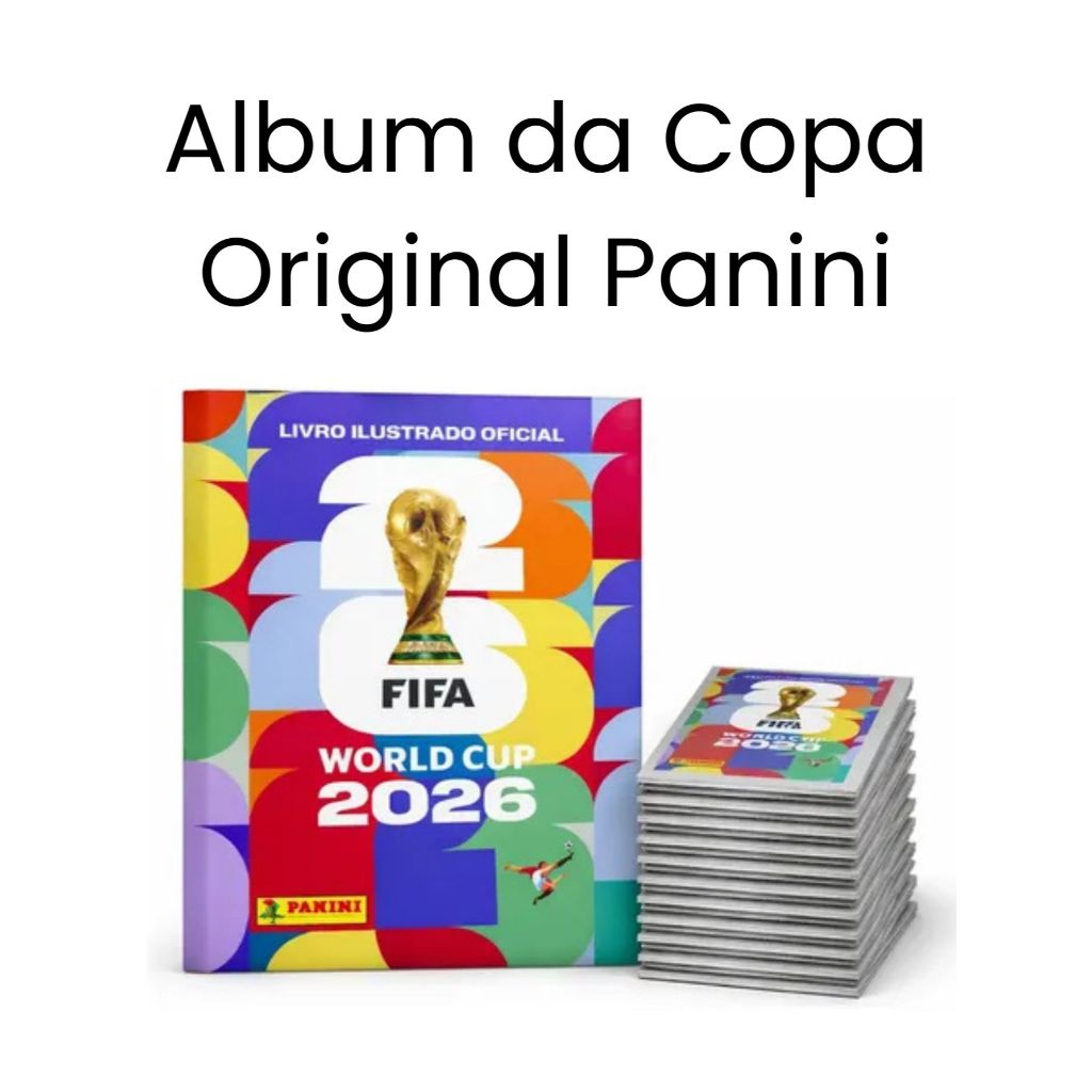 Album da Copa Original da Panini revenda autorizada copa do mundo com ou sem figurinhas ou figurinhas avulsas