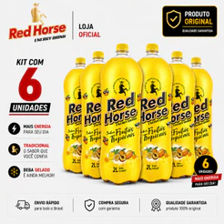 Energético Red Horse Frutas Tropicais 2 Litros Energy Drink