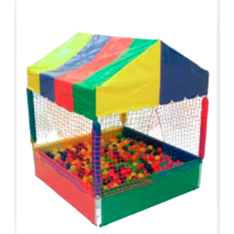 Piscina de Bolinhas 1x1 -  Piscina de Bolinhas Infantil Sem Bolinhas - Colorida