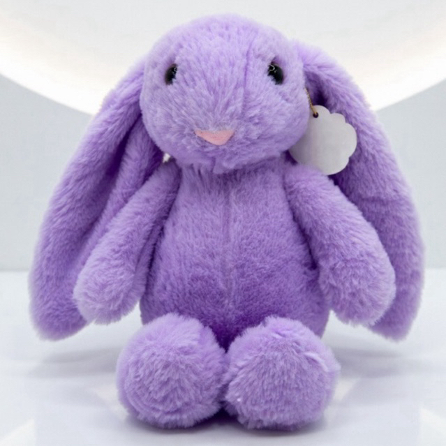 Coelho de Pelúcia Fofinho Brinquedo Criança Diversão Coelhinho Pelucia Infantil Crianças Pascoa Coelhinho Coelha — imagem 2 de 2