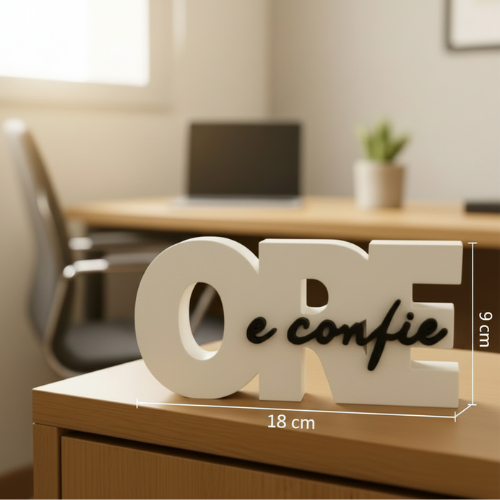 Detalhes do Esculturas Decorativas Minimalistas ORE e CONFIE Religioso Fé Casa Sala Rack Premium Luxo Moderno
