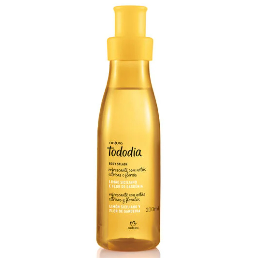 Body Splash Limão Siciliano e Flor de Gardênia Natura Tododia Feminino 200 ml